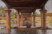 Sisley, Alfred - Under the Bridge at Hampton Court